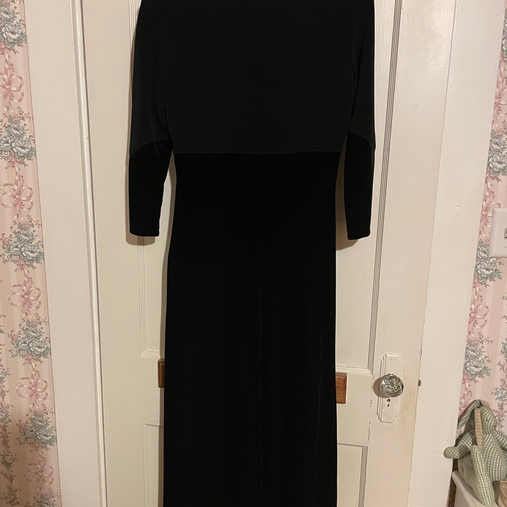Max Studio Leonmax black evening gown! - Picture 2 of 3